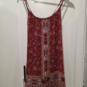 Hollister Red Floral Dress